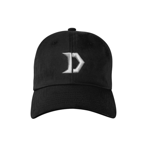 ●HOODHOOD● Multi Logo Destroyed Ball Cap Black HDBD01AC02- Baseball Caps – HOOD®